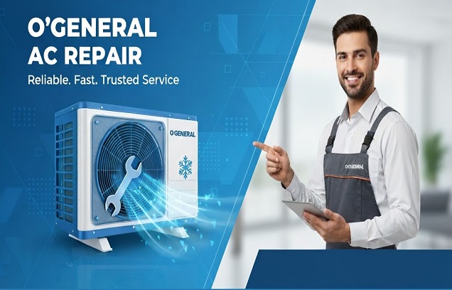 O'General AC Repair Booking Process
